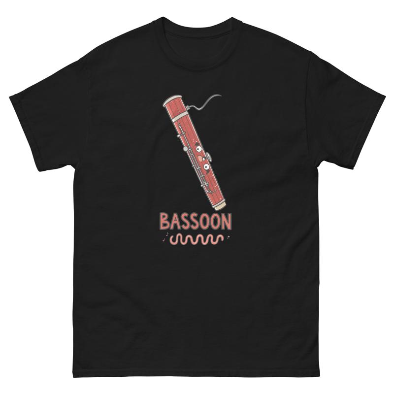 Musical Instrument Bassoon - Bassoon Musical Instrument Illustration T Shirt