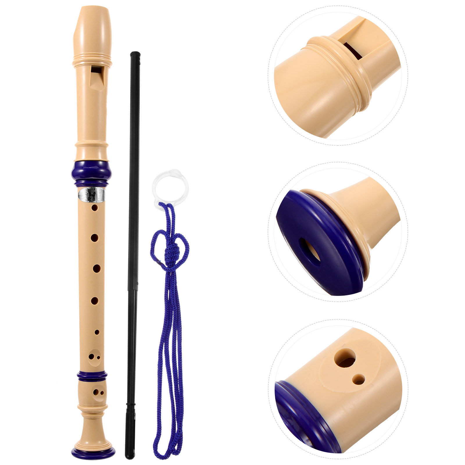 Musical Instrument Recorder - 1Set 8-Hole Soprano Recorder Beginner Musical