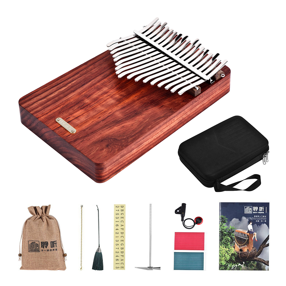 LINGTING 17 keys Kalimba Porta - Musical Instrument Keyboard recensie en prijs