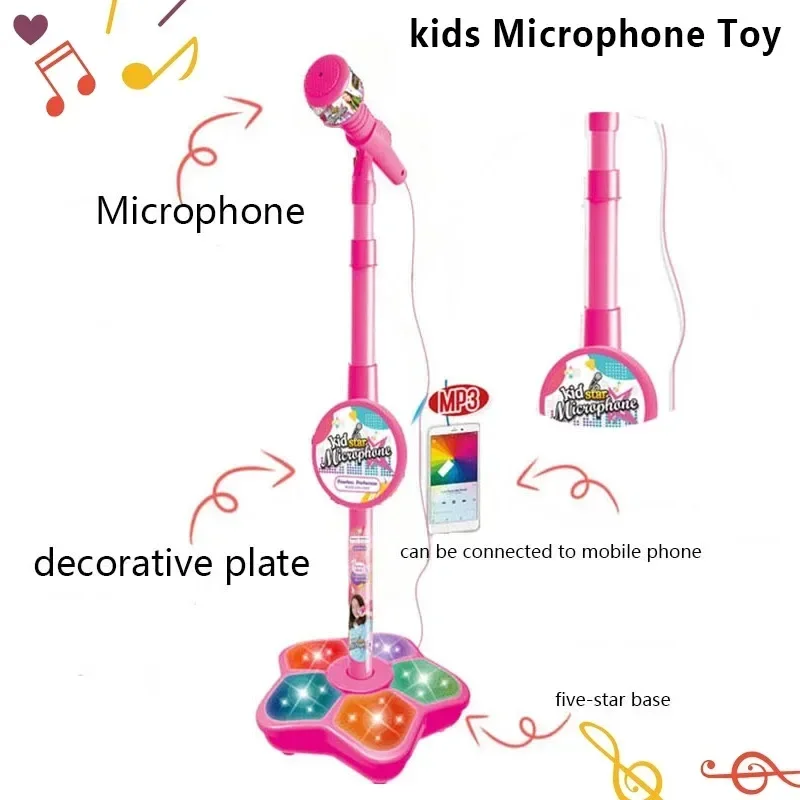 Microphone with Stand Karaoke  - Song With Musical Instrument recensie en prijs