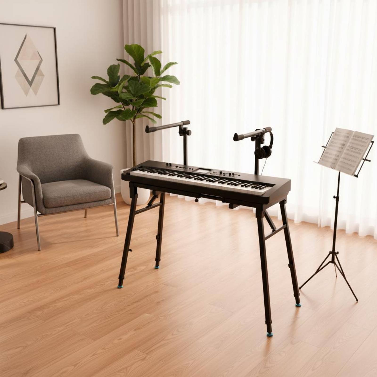 Folding Keyboard Stand Portabl - Musical Instrument Keyboard recensie en prijs