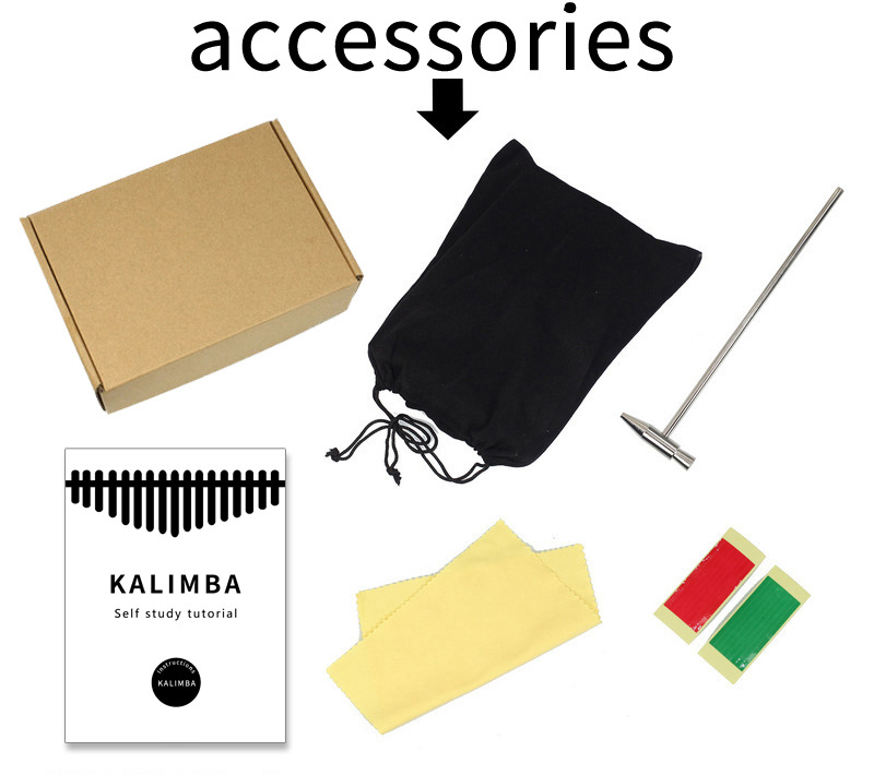 Colorful 21 Key Kalimba Kids C - Musical Instrument Keyboard recensie en prijs
