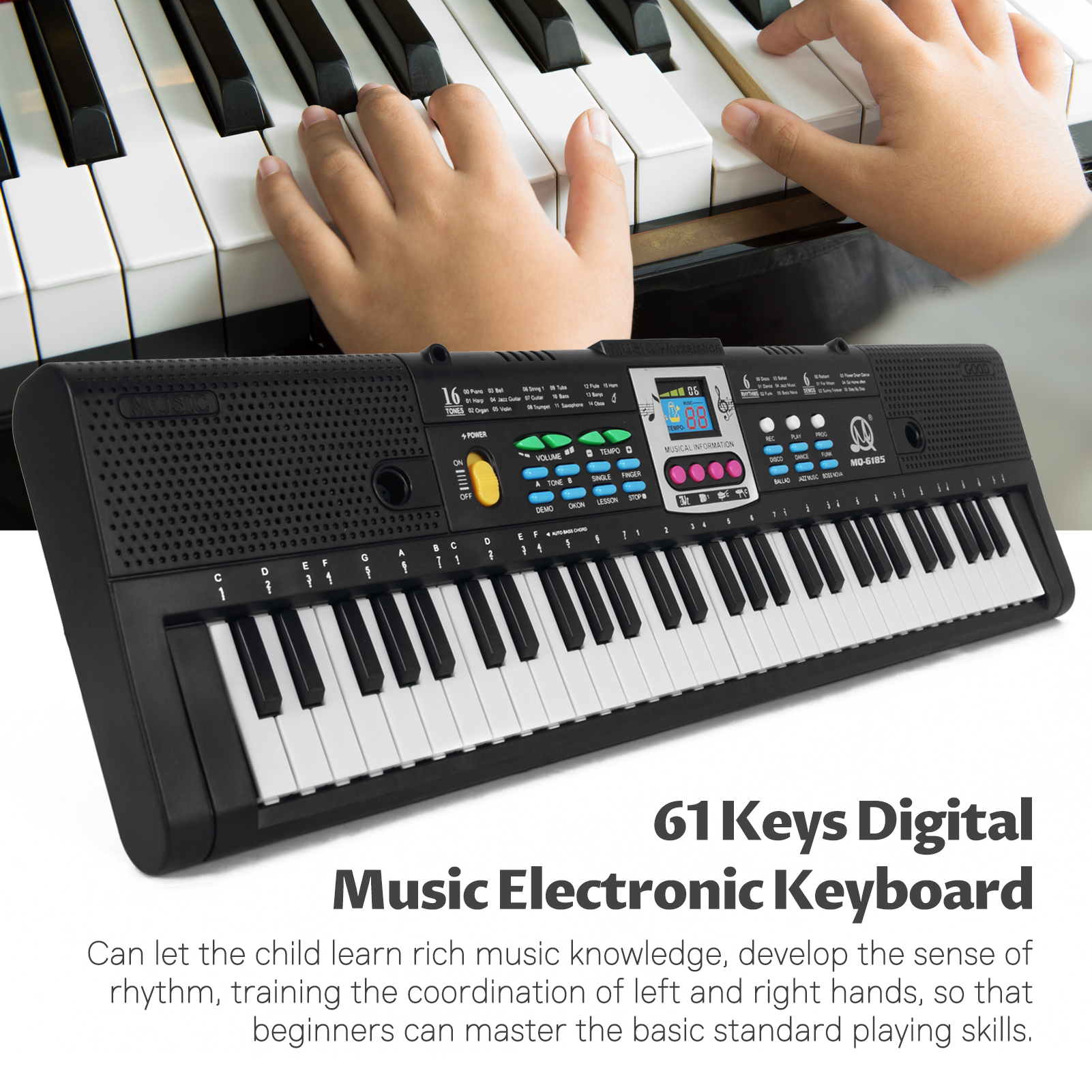 61 Keys Digital Music Electron - Musical Instruments Names recensie en prijs