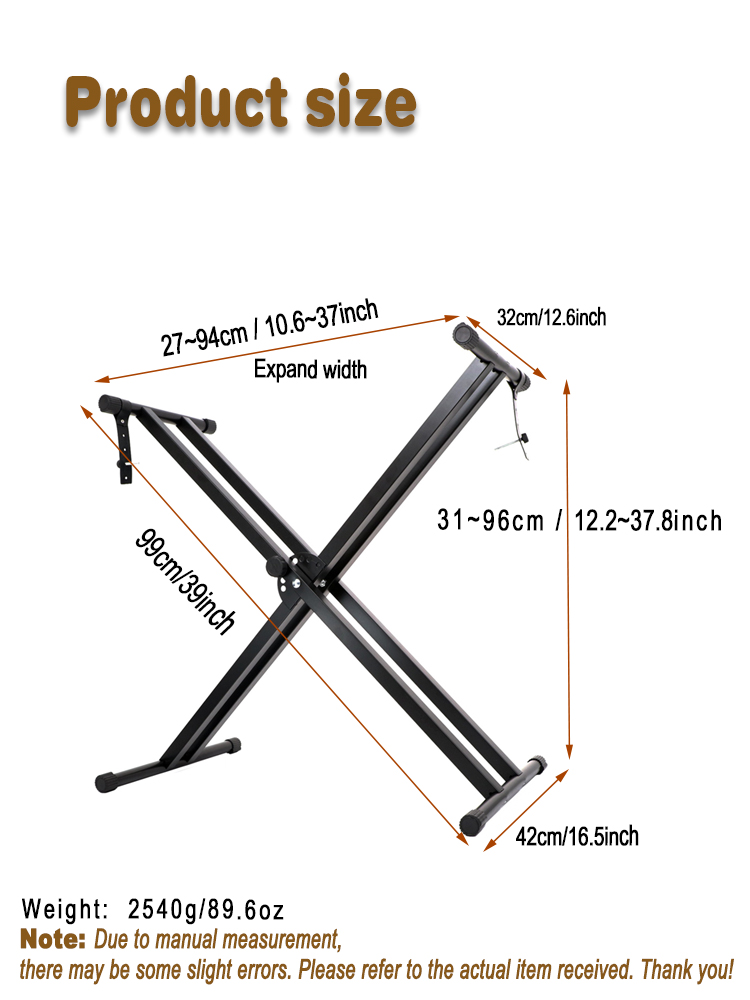 1pc Keyboard Stand Adjustable  - Musical Instrument Keyboard recensie en prijs