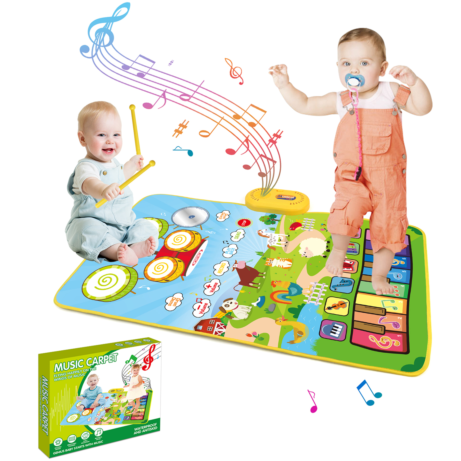 80x50cm Toddler Musical Piano  - Musical Instruments Names recensie en prijs