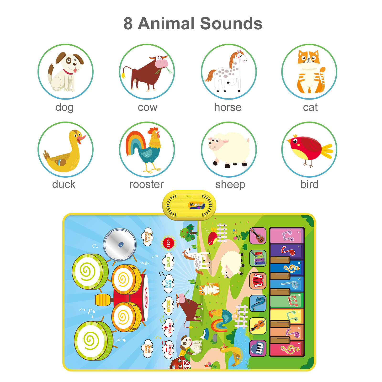 80x50cm Toddler Musical Piano  - Musical Instruments Names recensie en prijs