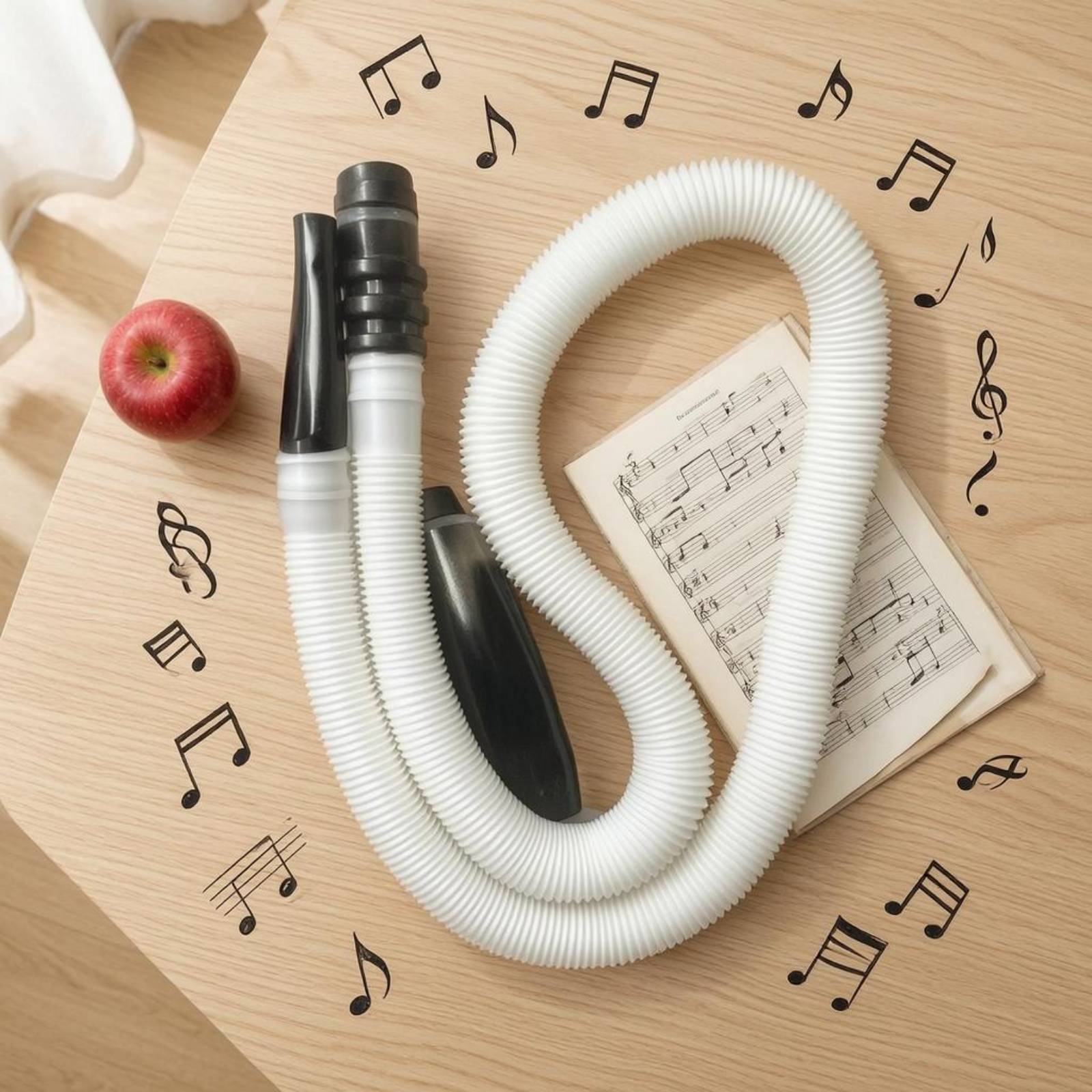 Corrugated Mouth Tube White Me - Musical Instrument Youtube recensie en prijs