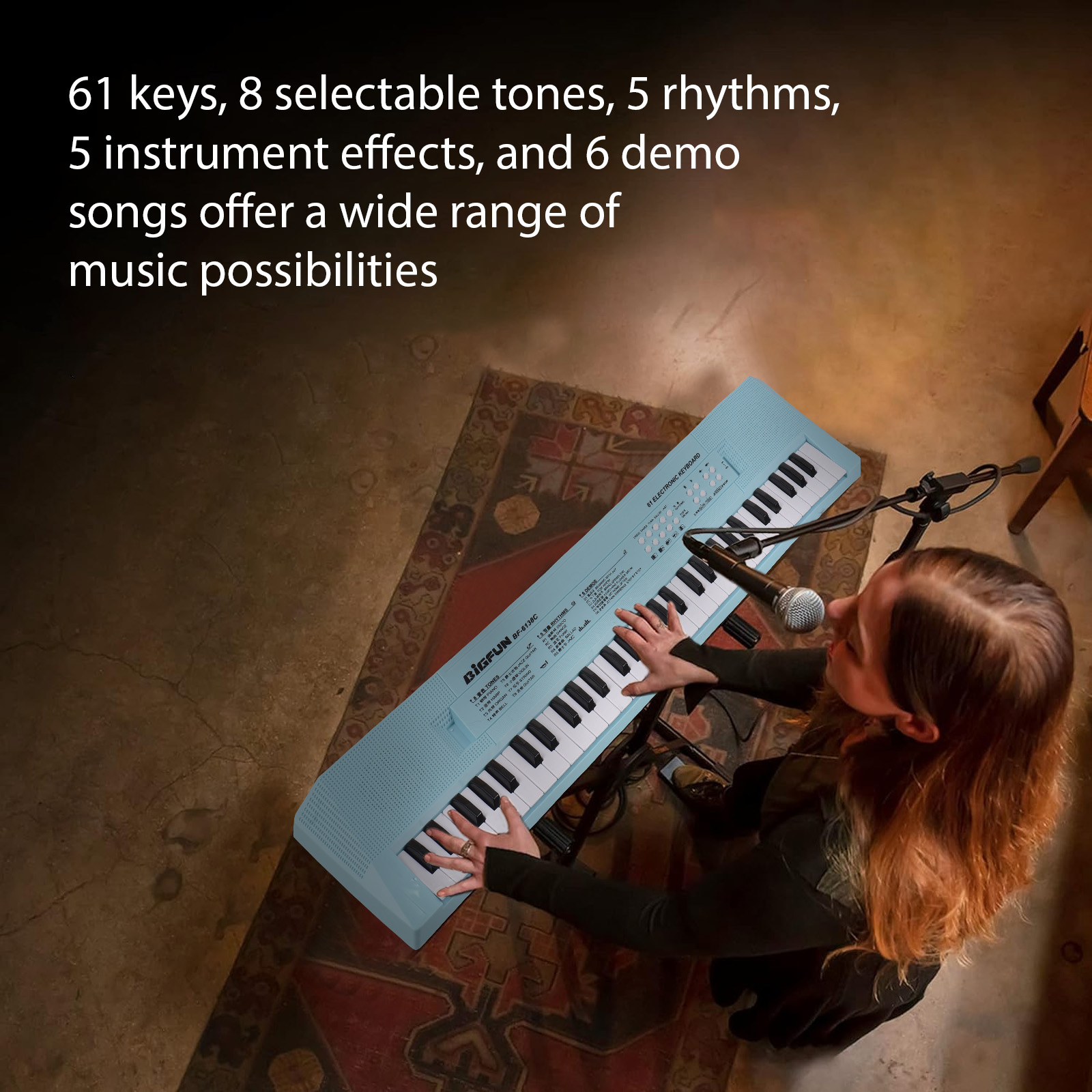 61 Key Electronic Keyboard Pia - Song With Musical Instrument recensie en prijs