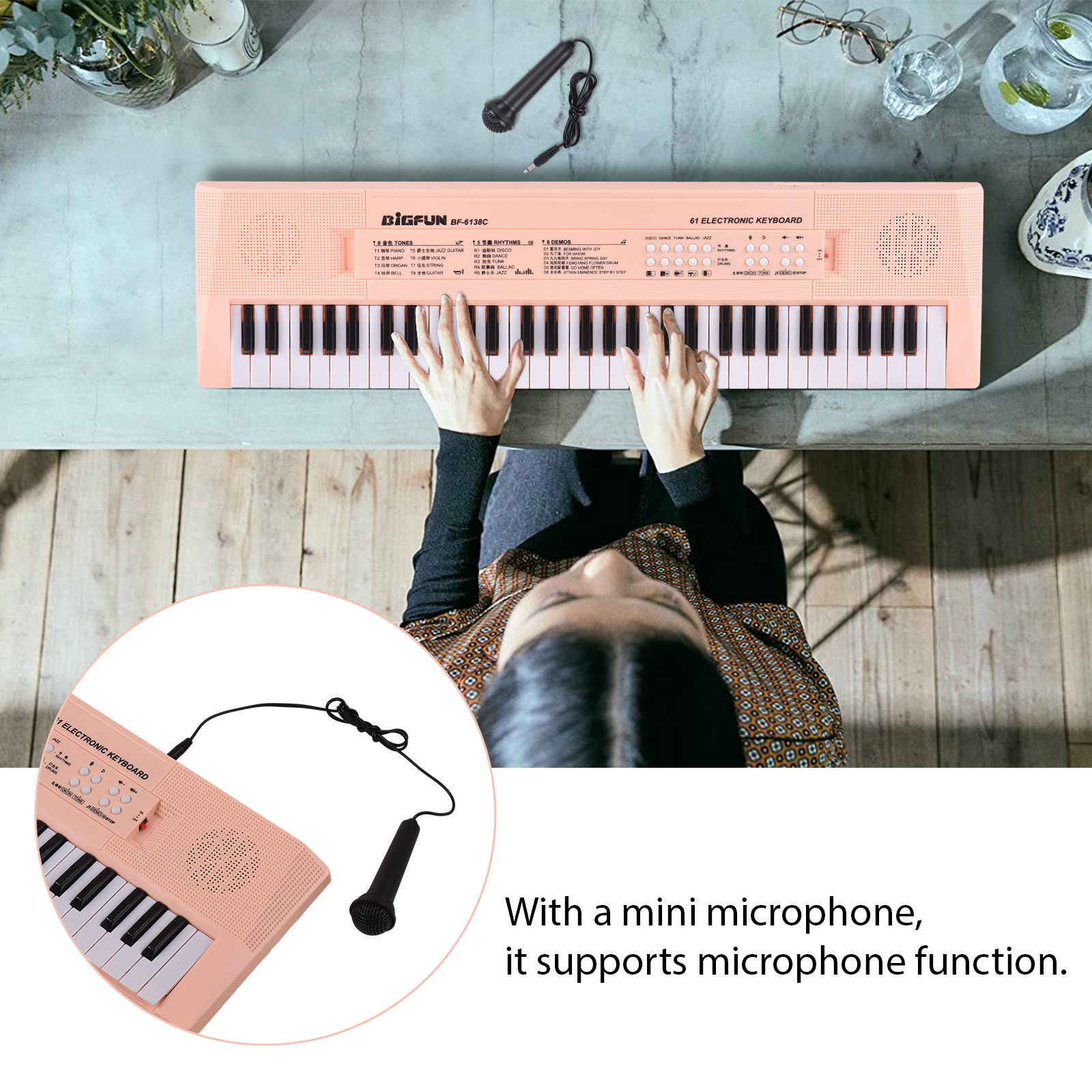 61 Key Electronic Keyboard Pia - Song With Musical Instrument recensie en prijs