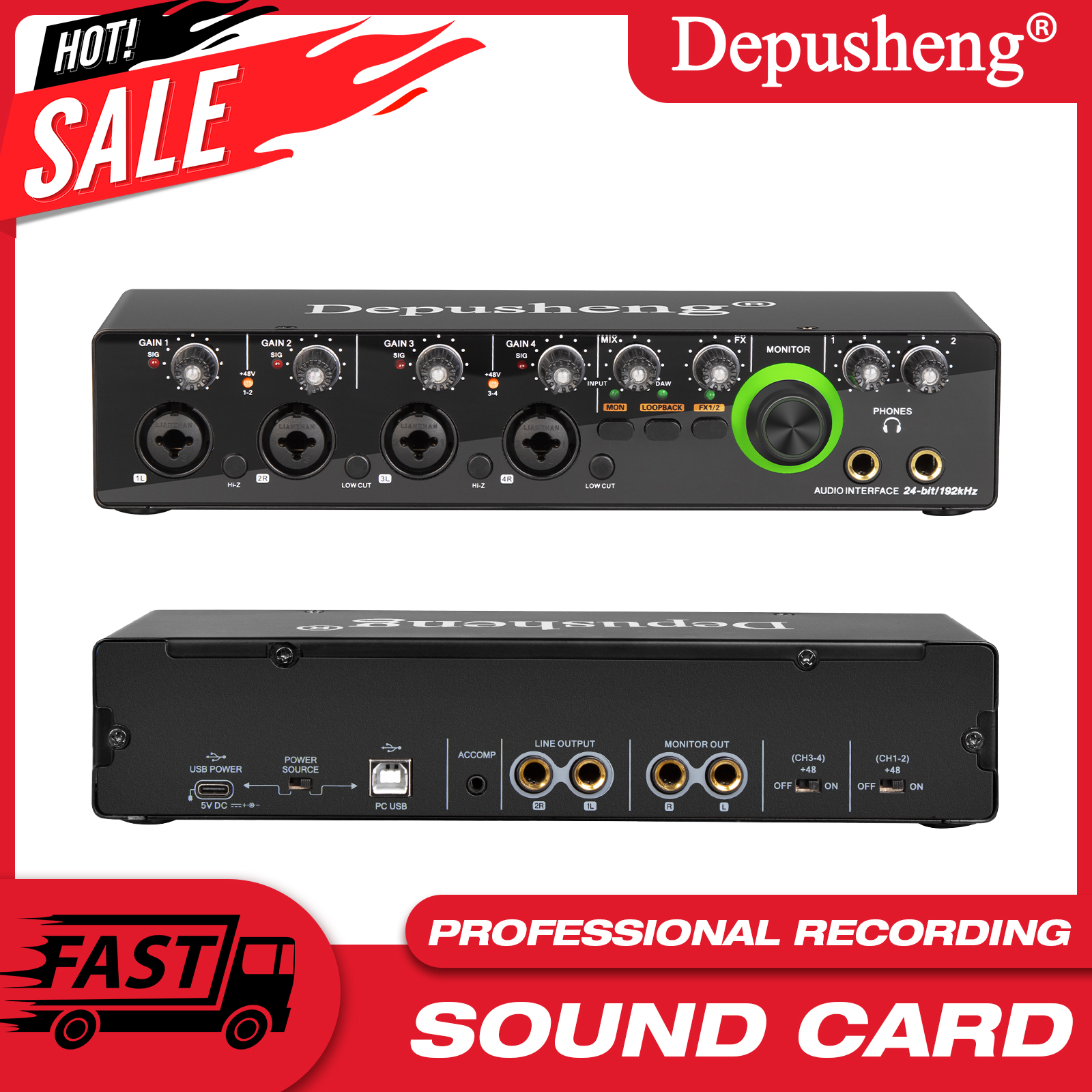 Newest 4 Channel Audio Sound C - Musical Instrument Recorder recensie en prijs