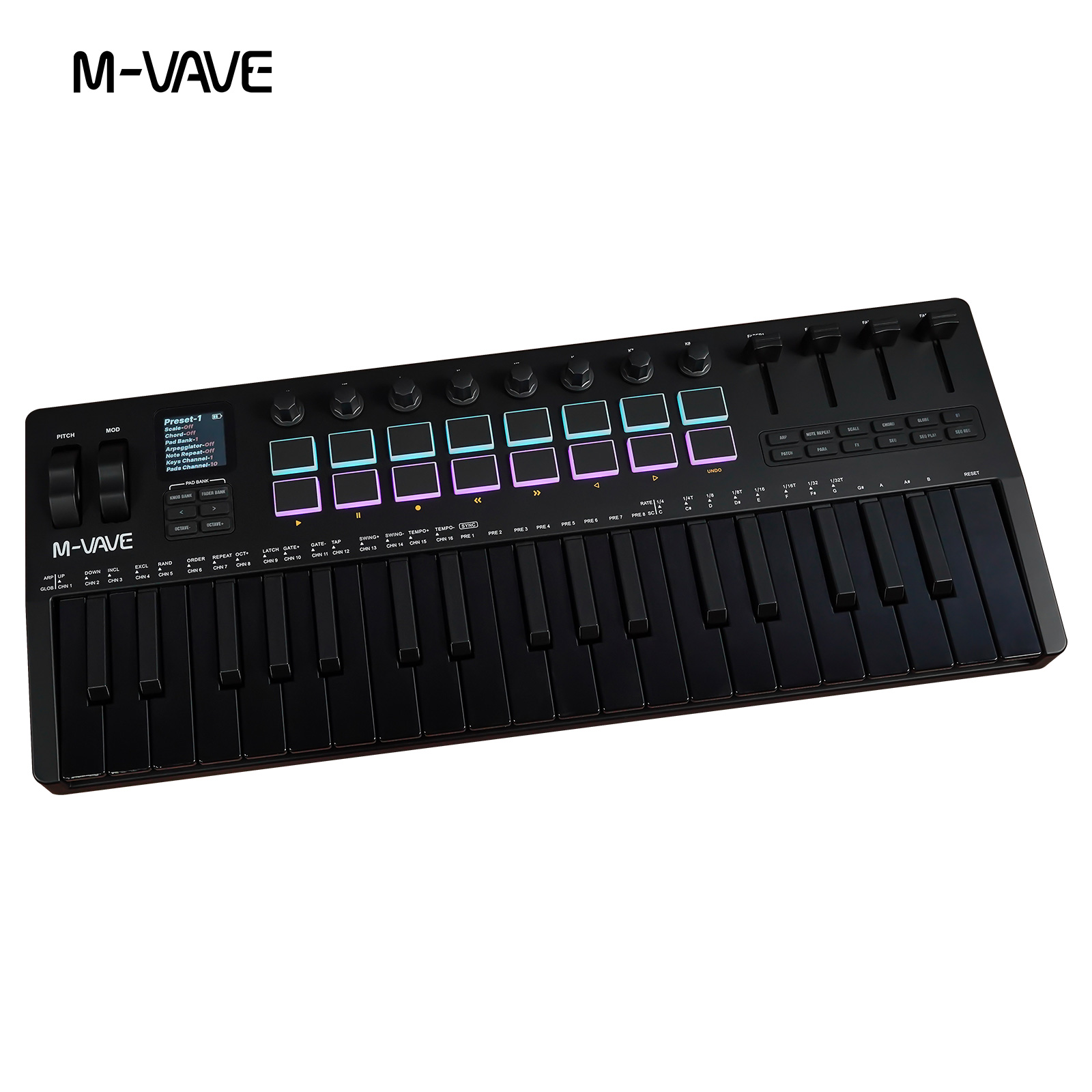 M-VAVE SMK-37 PRO 37-Key USB M - Musical Instrument Keyboard recensie en prijs