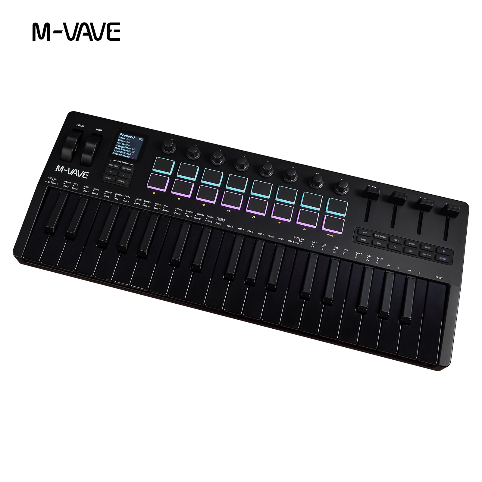 M-VAVE SMK-37 PRO 37-Key USB M - Musical Instrument Keyboard recensie en prijs