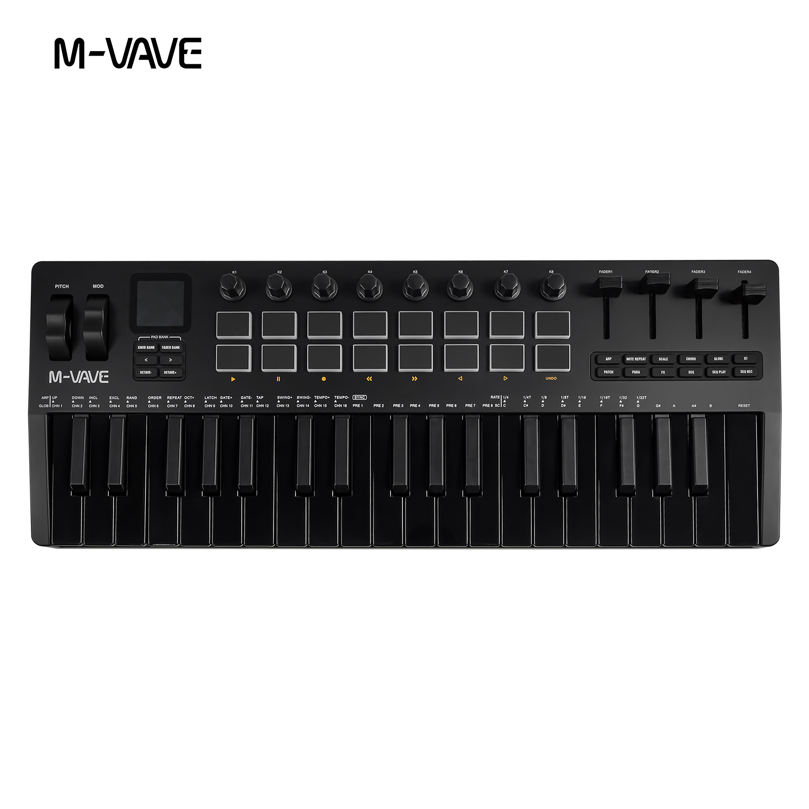 M-VAVE SMK-37 PRO 37-Key USB M - Musical Instrument Keyboard recensie en prijs