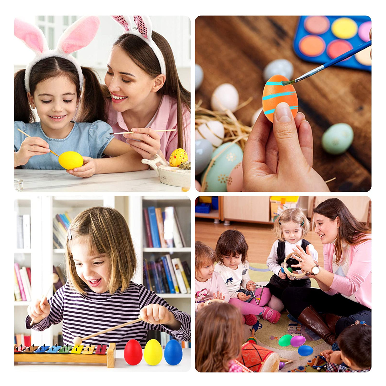10Pcs Egg Handmade Maracas Mus - Musical Instrument Maraca recensie en prijs
