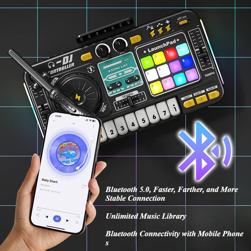 Kid DJ Mixer with Microphone E - Musical Instruments Names recensie en prijs