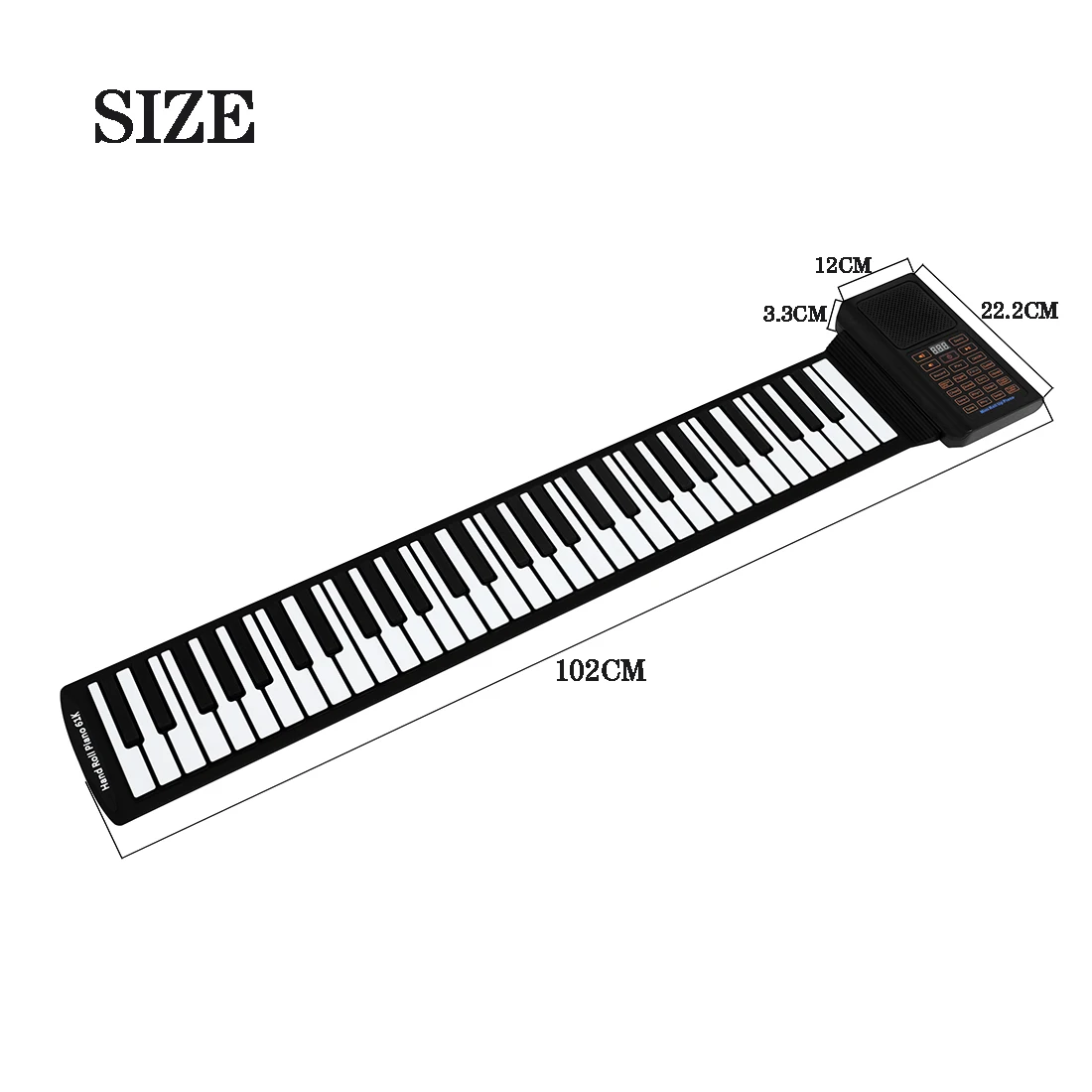 61 Keys Mini Roll Up Piano Sil - Musical Instrument Keyboard recensie en prijs