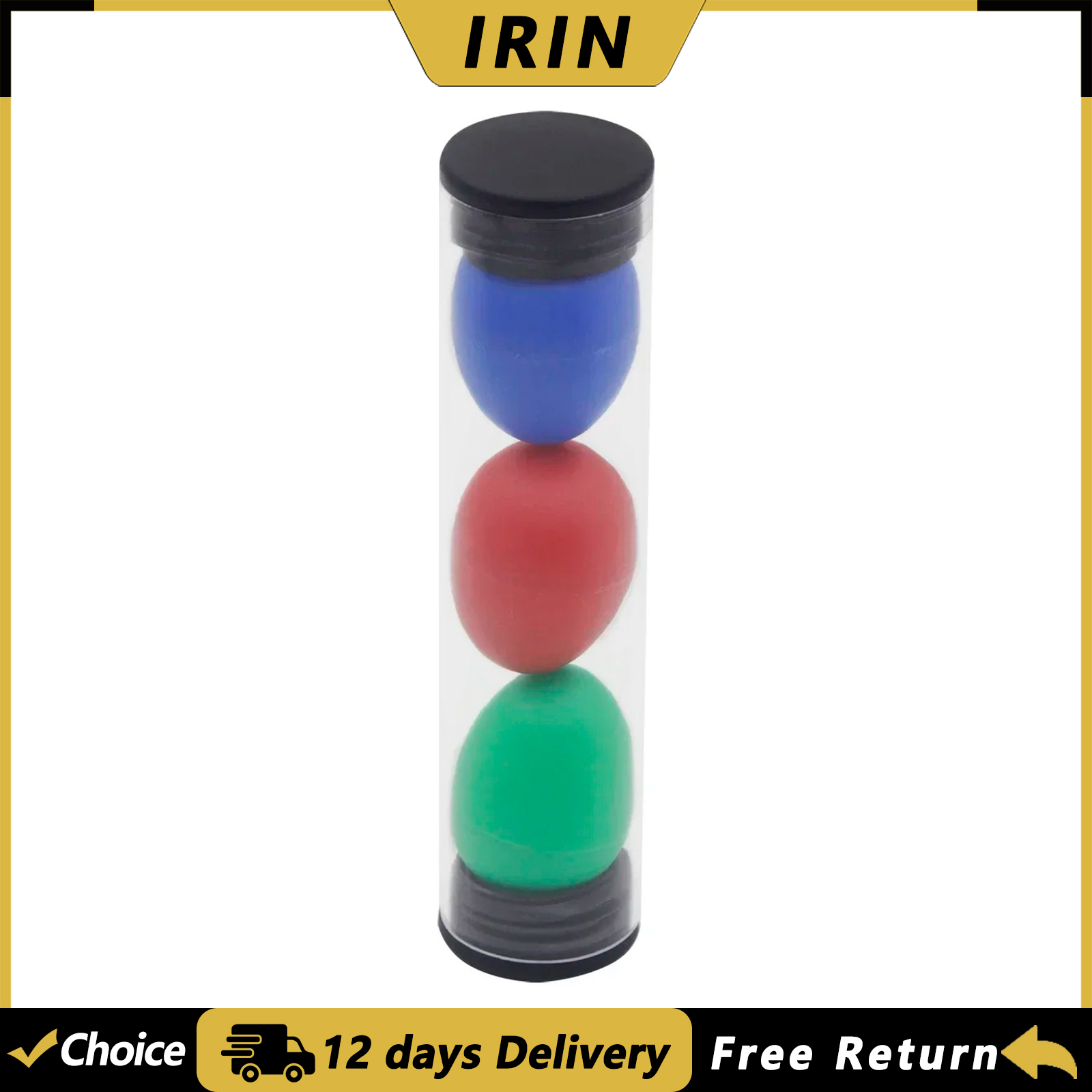 IRIN 3Pcs Sand Egg Colorful Sa - Musical Instrument Maraca recensie en prijs