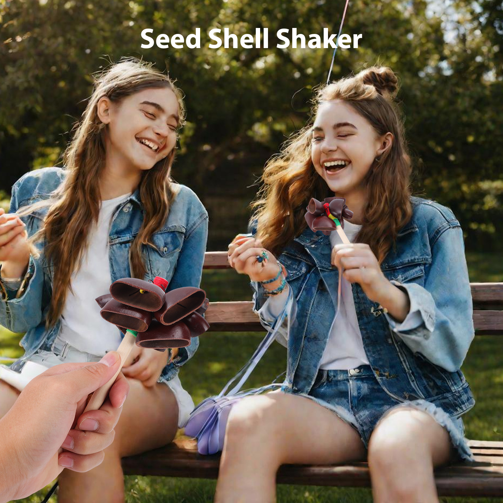 Handbell Handmade Seed Shell S - Musical Instrument Maraca recensie en prijs