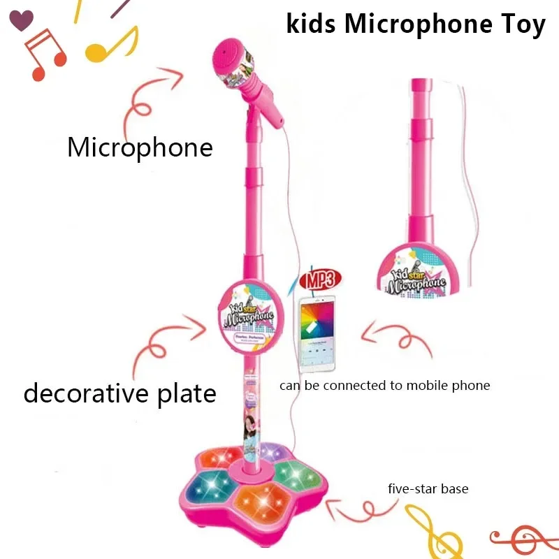 Kids Microphone with Stand Kar - Song With Musical Instrument recensie en prijs