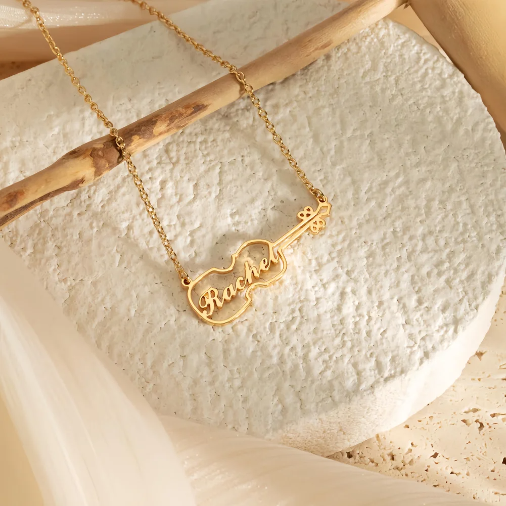 Personalized Violin Necklace C - Musical Instruments Names recensie en prijs