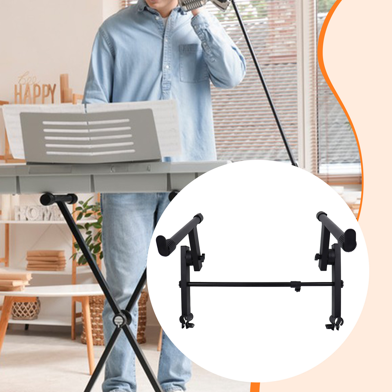 Metal Electric Piano Rack 2 Ti - Musical Instruments Names recensie en prijs