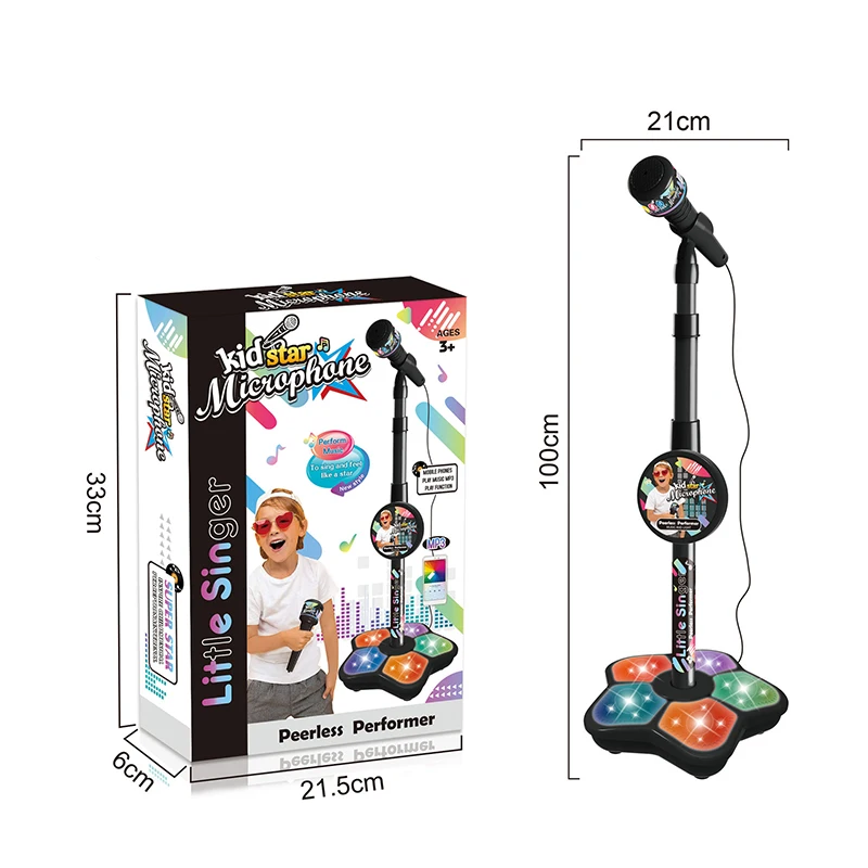 Kids Microphone with Stand Kar - Song With Musical Instrument recensie en prijs