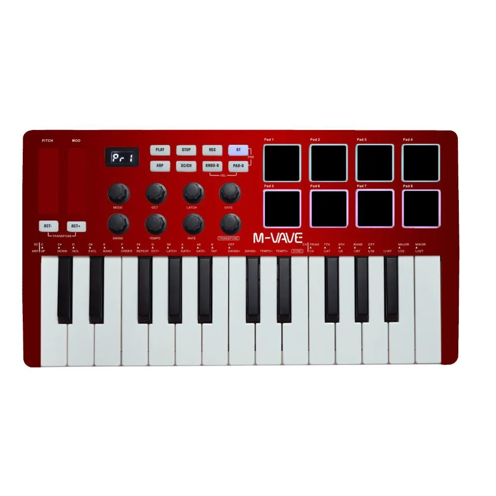 M-VAVE MIDI 25-Key USB MIDI Ke - Musical Instruments Names recensie en prijs