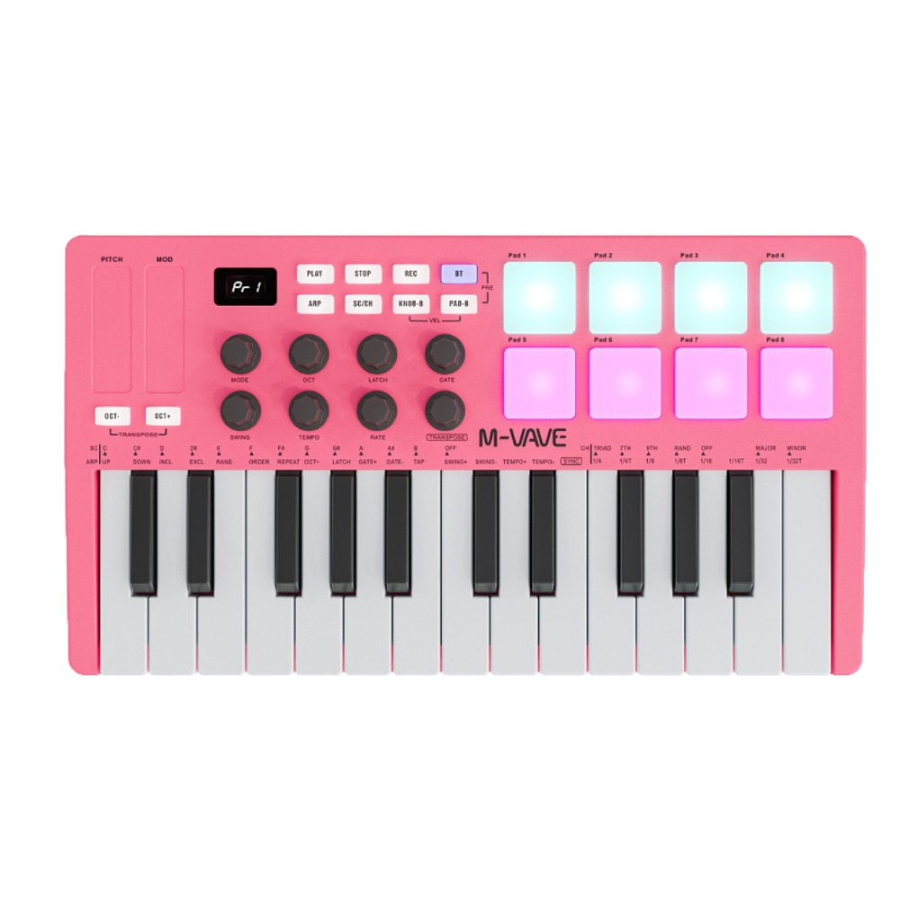 M-VAVE MIDI 25-Key USB MIDI Ke - Musical Instruments Names recensie en prijs