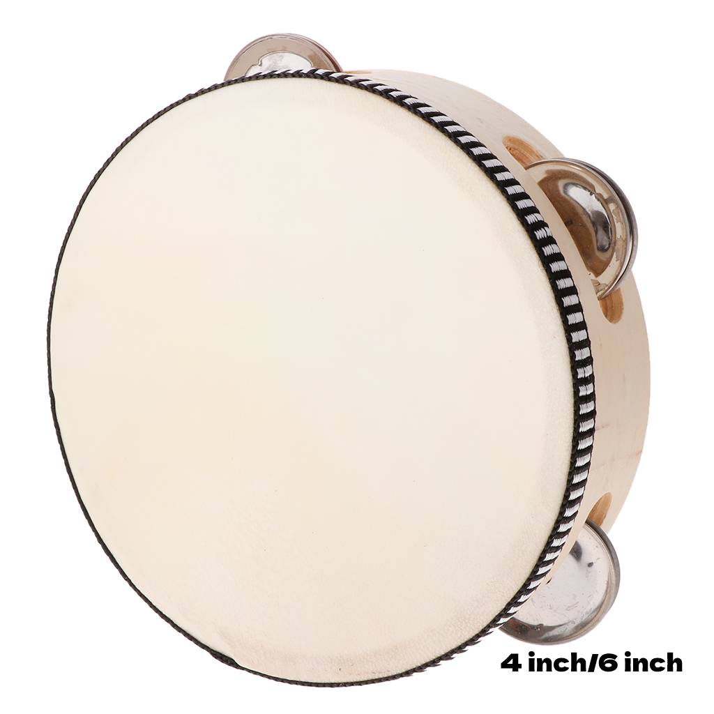 4/6inch Hand Held Wooden Tambo - Musical Instrument Maraca recensie en prijs