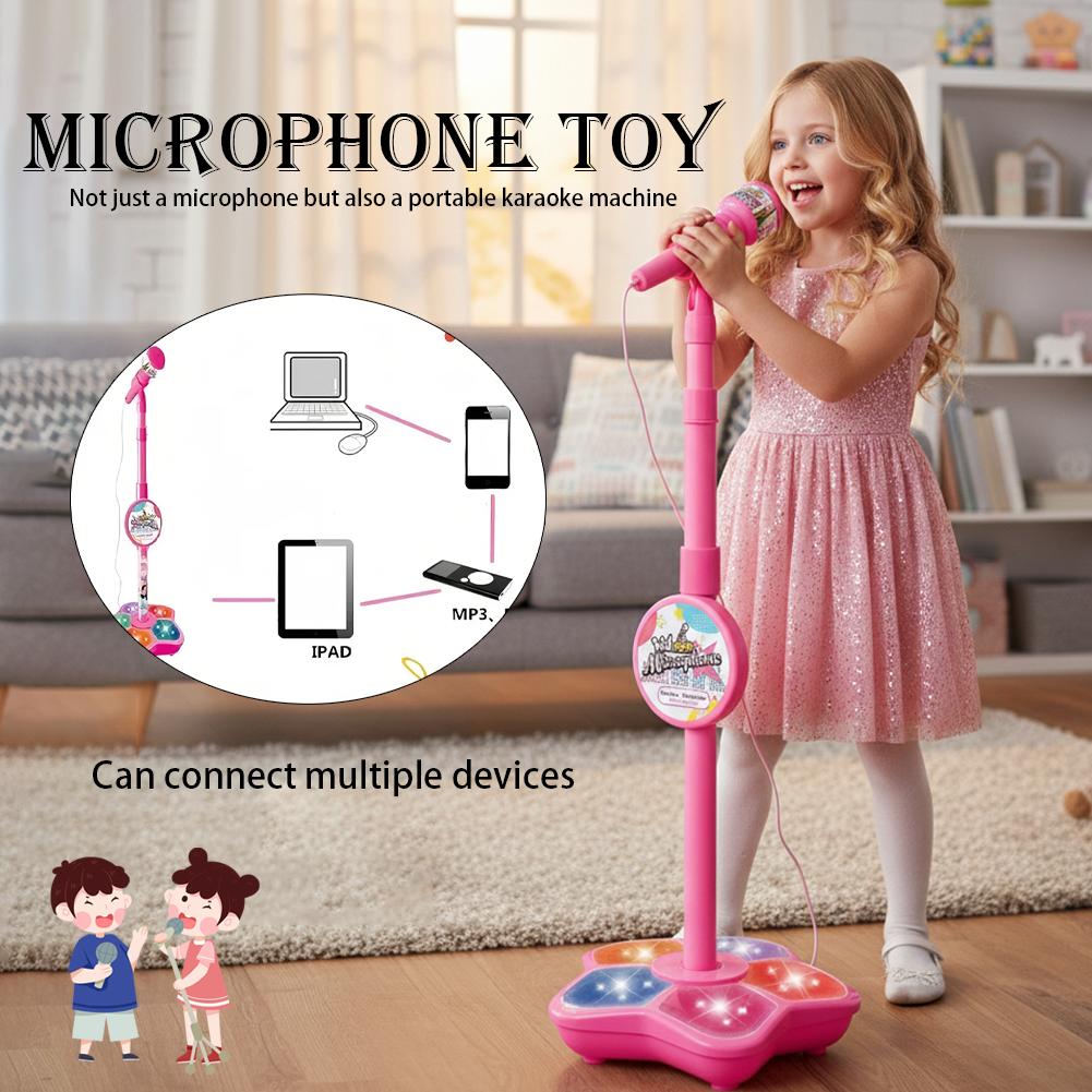 Kids Microphone with Stand Kar - Song With Musical Instrument recensie en prijs